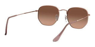 Ray-Ban HEXAGONAL METAL RB 3548N unisex Rose gold Geometric Sunglasses