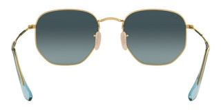 Ray-Ban HEXAGONAL METAL RB 3548N unisex Gold Geometric Sunglasses