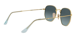 Ray-Ban HEXAGONAL METAL RB 3548N unisex Gold Geometric Sunglasses