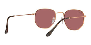 Ray-Ban HEXAGONAL METAL RB 3548N unisex Rose gold Geometric Sunglasses