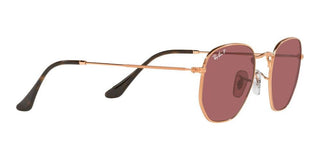 Ray-Ban HEXAGONAL METAL RB 3548N unisex Rose gold Geometric Sunglasses
