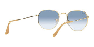 Ray-Ban HEXAGONAL RB 3548 unisex Gold Geometric Sunglasses