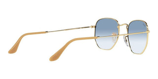 Ray-Ban HEXAGONAL RB 3548 unisex Gold Geometric Sunglasses