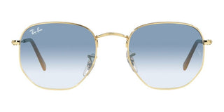 Ray-Ban HEXAGONAL RB 3548 unisex Gold Geometric Sunglasses