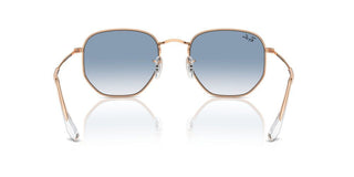Ray-Ban HEXAGONAL RB 3548 LEGEND GOLD unisex Rose gold Geometric Sunglasses