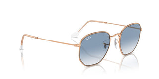 Ray-Ban HEXAGONAL RB 3548 LEGEND GOLD unisex Rose gold Geometric Sunglasses