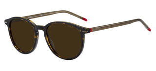 Hugo HG 1169/S men Havana Geometric Sunglasses