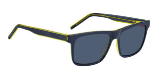Hugo HG 1242/S men Blue Squared Sunglasses