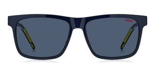 Hugo HG 1242/S men Blue Squared Sunglasses