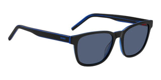 Hugo HG 1243/S men Black Squared Sunglasses