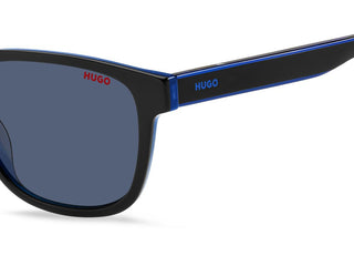 Hugo HG 1243/S men Black Squared Sunglasses