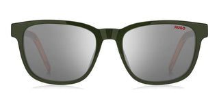 Hugo HG 1243/S men Green Squared Sunglasses