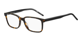 Hugo HG 1245 men Havana Squared Eyeglasses