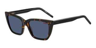 Hugo HG 1249/S women Havana Butterfly Sunglasses