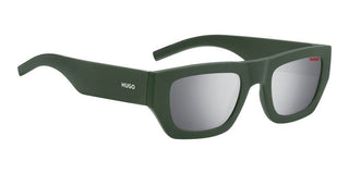 Hugo HG 1252/S men Green Squared Sunglasses
