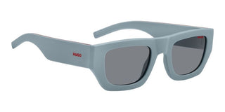 Hugo HG 1252/S men Blue Squared Sunglasses