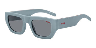 Hugo HG 1252/S men Blue Squared Sunglasses