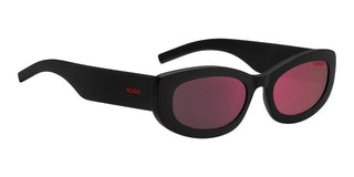 Hugo HG 1253/S women Black Geometric Sunglasses
