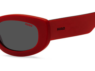 Hugo HG 1253/S women Red Geometric Sunglasses