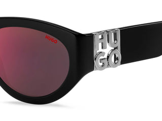 Hugo HG 1254/S men Black Geometric Sunglasses