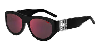 Hugo HG 1254/S men Black Geometric Sunglasses