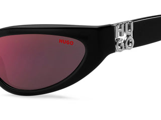 Hugo HG 1255/S men Black Cat Eye Sunglasses