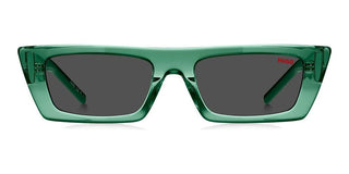 Hugo HG 1256/S women Green Geometric Sunglasses