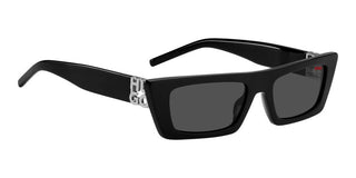 Hugo HG 1256/S women Black Geometric Sunglasses