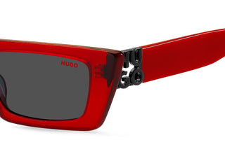 Hugo HG 1256/S women Red Geometric Sunglasses