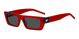 Hugo HG 1256/S women Red Geometric Sunglasses