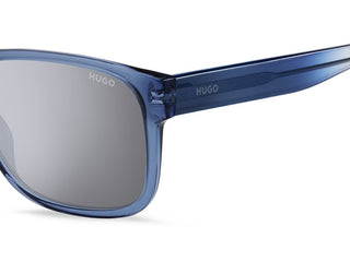 Hugo HG 1260/S men Blue Squared Sunglasses