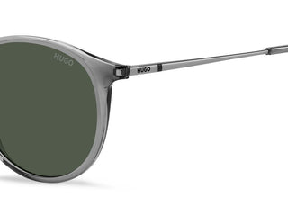 Hugo HG 1286/S men Grey Round Sunglasses