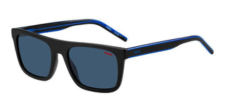 Hugo Hg 1297/s Unisex Black Squared Sunglasses