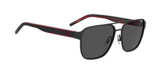 Hugo Hg 1298/s Men Black Squared Sunglasses