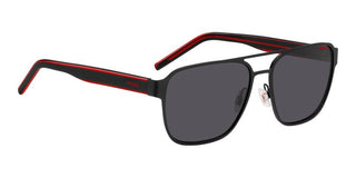 Hugo Hg 1298/s Men Black Squared Sunglasses
