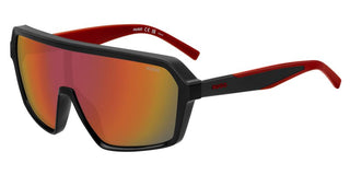 Hugo Hg 1334/g/s Men Black Shield Sunglasses