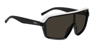Hugo Hg 1334/g/s Men Black Shield Sunglasses