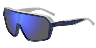 Hugo Hg 1334/g/s Men Blue Shield Sunglasses