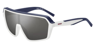 Hugo Hg 1334/g/s Men White Shield Sunglasses