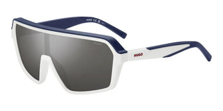 Hugo Hg 1334/g/s Men White Shield Sunglasses