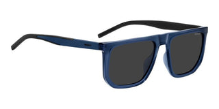 Hugo Hg 1336/g/s Men Blue Rectangle Sunglasses