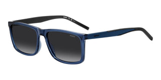 Hugo Hg 1337/s Men Blue Rectangle Sunglasses