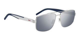 Hugo Hg 1338/s Men Silver Rectangle Sunglasses