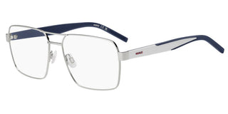 Hugo Hg 1341 Men Silver Rectangle Eyeglasses