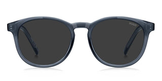 Hugo Hg 1357/s Men Blue Rectangle Sunglasses
