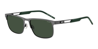 Hugo HG 1385/S men Ruthenium Rectangle Sunglasses