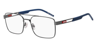 Hugo Hg 1388 Men Ruthenium Squared Eyeglasses