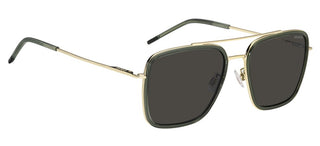 Hugo HG 1404/G/S men Green Squared Sunglasses