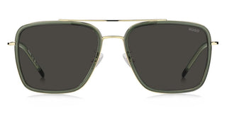 Hugo HG 1404/G/S men Green Squared Sunglasses