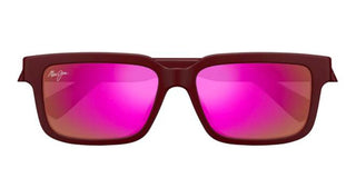 Maui Jim Hiapo Af Mj0655sa Unisex Red Rectangle Sunglasses